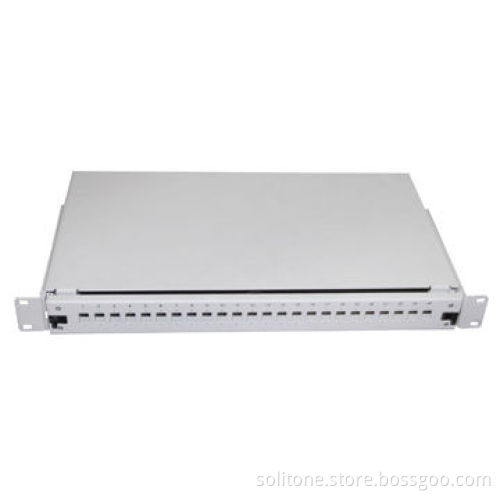 24 Ports 19 Inch Fiber Optic Patch Panel